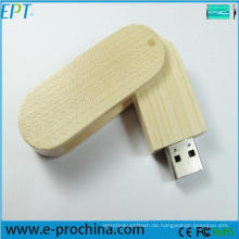 Benutzerdefinierte Logo Wooden Design Memory Disk USB Flash Drive (EW009)
